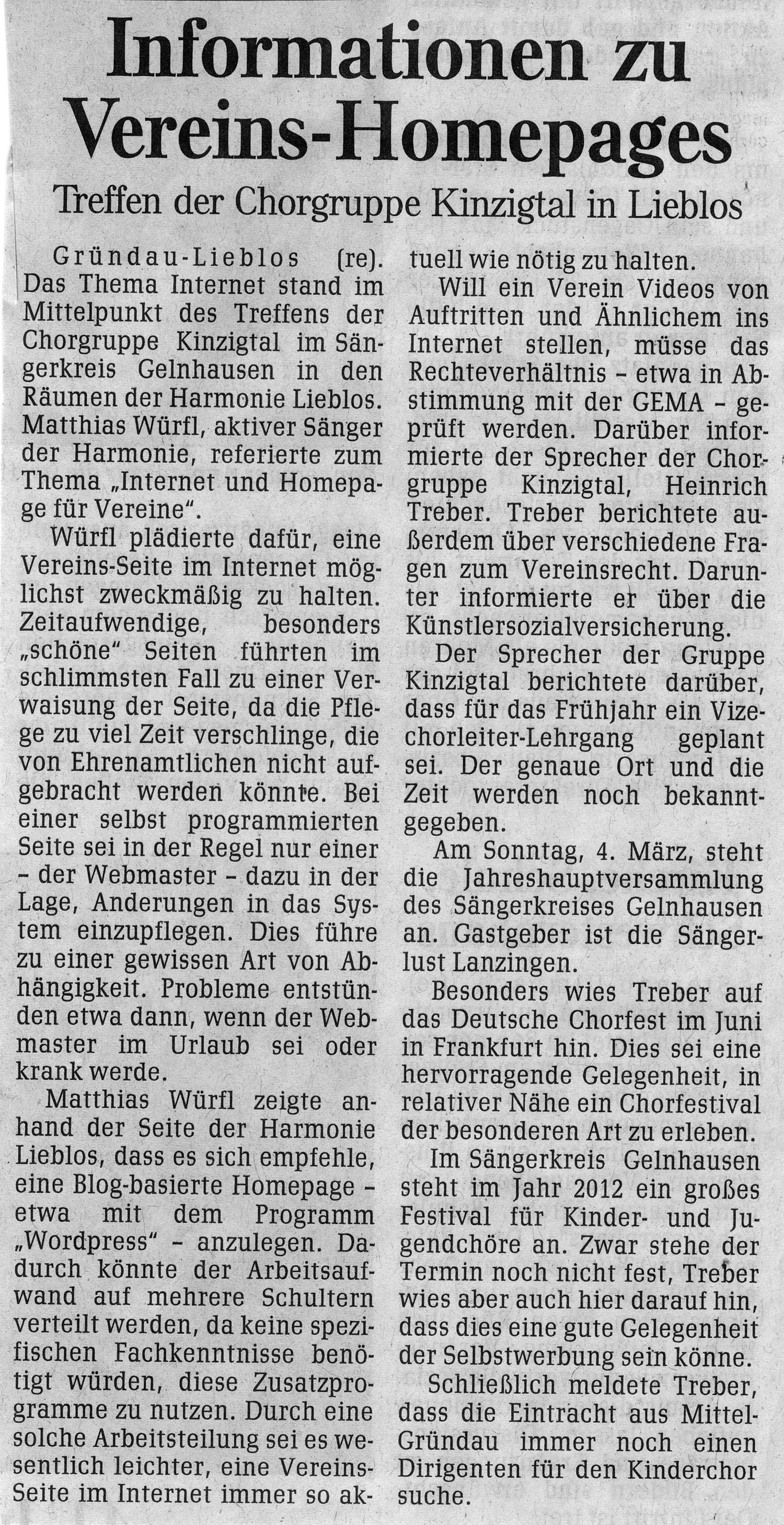 SK GN Gruppe Kinzigtal 2011